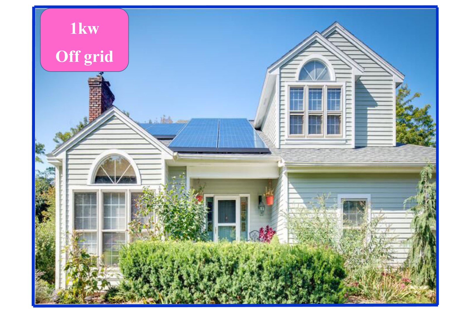 1kw Off Grid Solar Power System For Small Home Use From