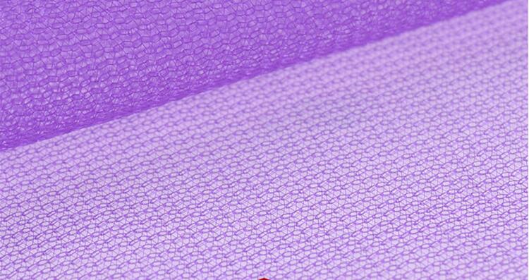 AMVIGOR Polyester Mesh Fabric Net Shining Wedding Dress Fabric