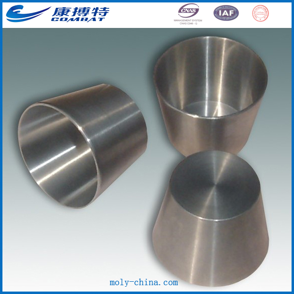Customized wolfram tungsten crucible for sapphire melting