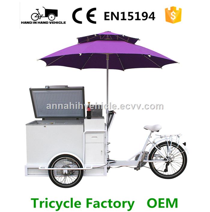 ice cream bike freezer bike cooler box tricycle mobile coffee bike
