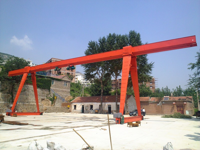 High Quality And Low Price Electric Hoist Single Girder Gantry Crane 10Ton