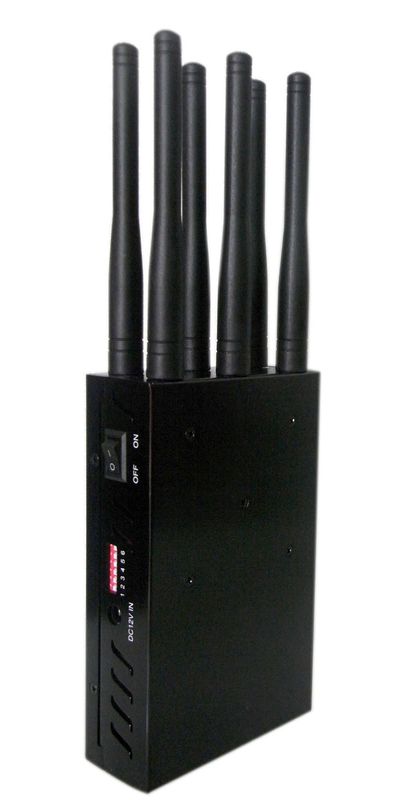 Jammer , Cellphone Jammer,6 Antennas Portable 2G/3G/4G(LTE+WIMAX) Jammer(With DIP switch)
