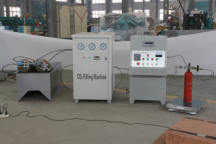 fire extinguisher co2 filling machine