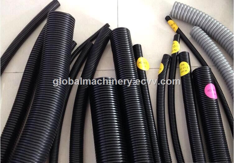 flexible plastic corrugated hose machine