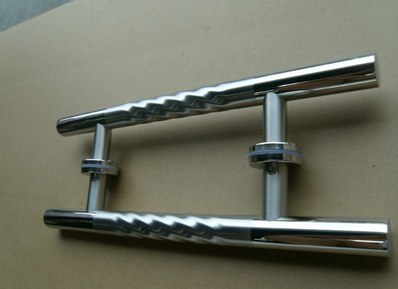 stainless steel glass door handle shower glass door handle