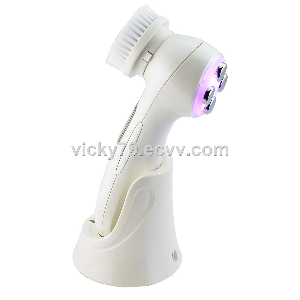 Multifunctional galvanic ion beauty facial massager with theraphy