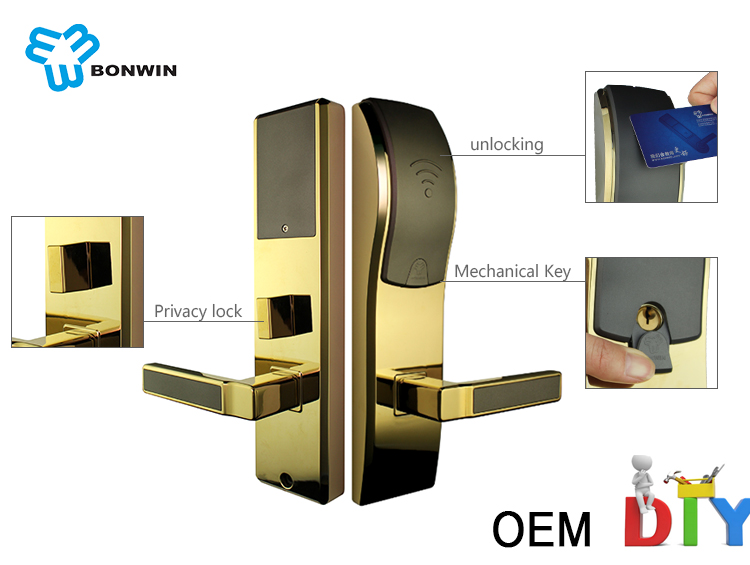 Hotel Deadbolt Mortise Door Door Lock Electric