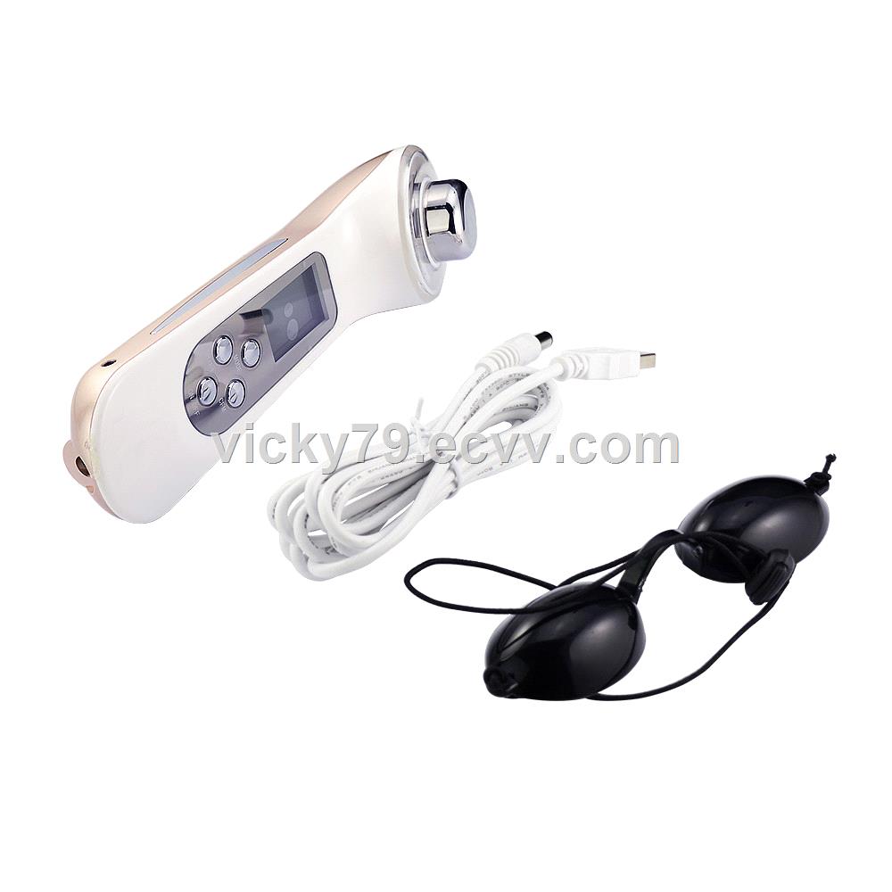 Special unique design ultrasonic radio frequency facial massager for skin rejuvenation machine