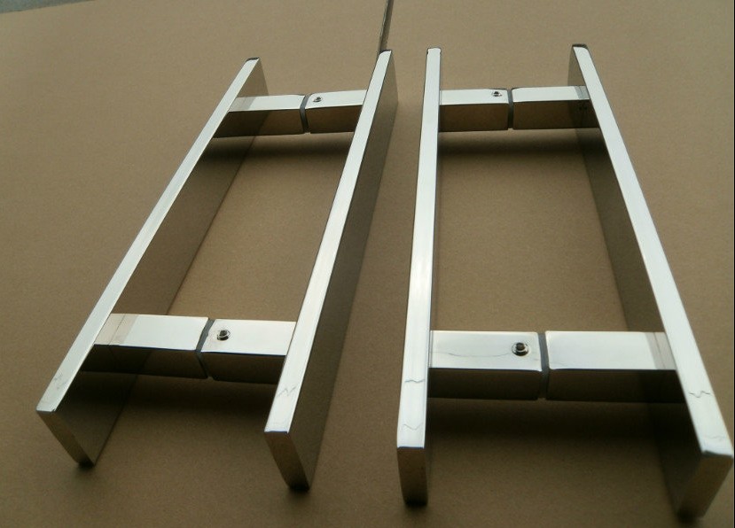 Stainless steel glass door handle