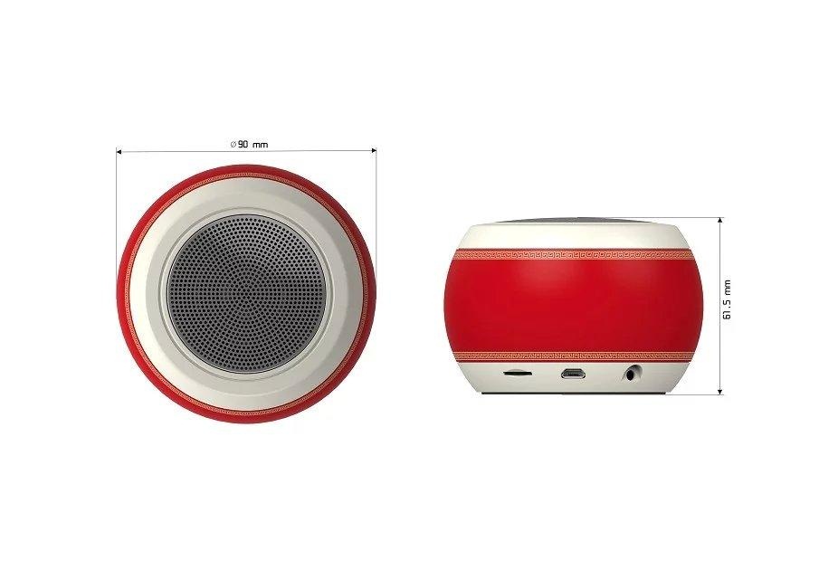 Bluetooth 40 Wireless Q8 War Drums Speaker TF Card CNC Technology Hands Free Phone Call Receive