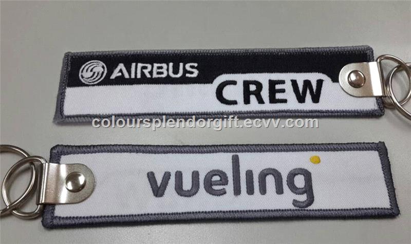Vueling Airlines Remove Before Flight crew tags Manufacturer