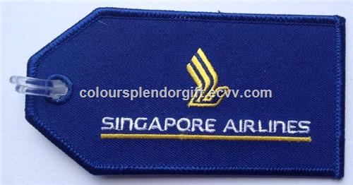 Wholesale Aviation Singapore Airlines Crew Keychain Key Chain Luggage Pilot Tags