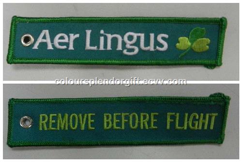 Aer Lingus Irish Airlines CREW Luggage Keychain Banner