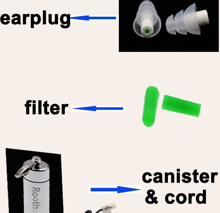 High Quality Rooth CP earplugs for sleeping