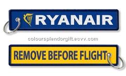 Ryanair Remove Before Flight Luggage Keychain