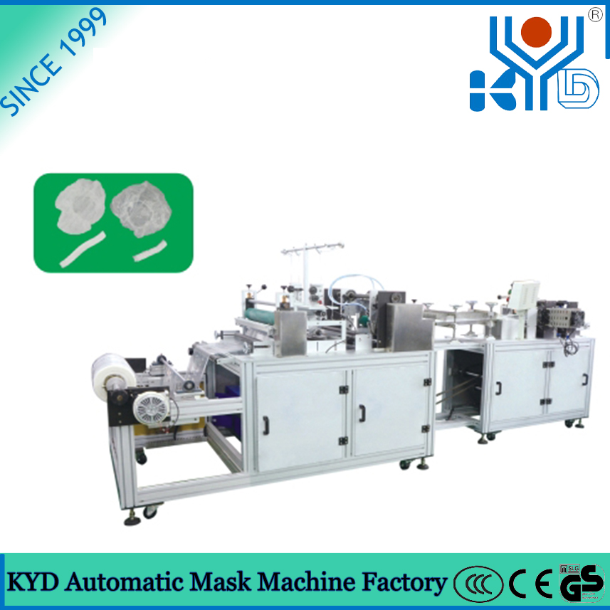 Nonwoven and PE Bouffant Cap Making Machine