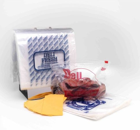 Plastic Saddle Pack Printed DELI Fresh Slider Block Bag