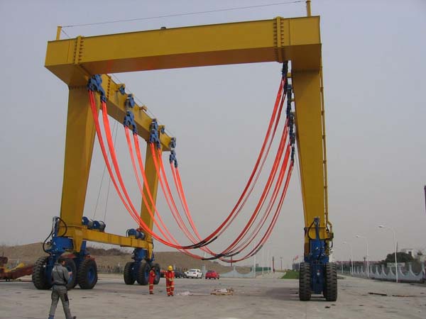 rubber tyre boat gantry crane