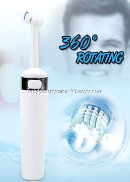 3D 360degree swivel china battery toothbrush hs1001