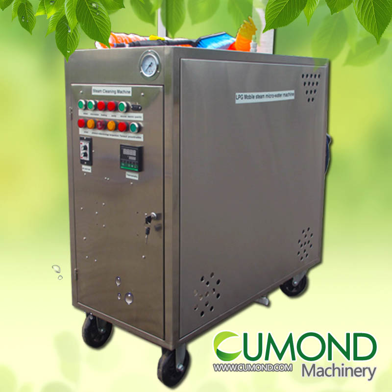 20 BAR Gasoline heating 48V battery power steam cleaning machine