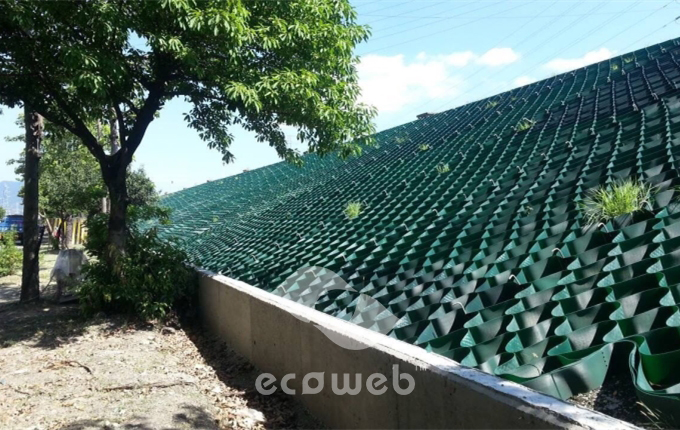 Ecoweb Geocell for Retaining Wall