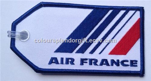 Air France Remove Before Flight Embroidery Keychain