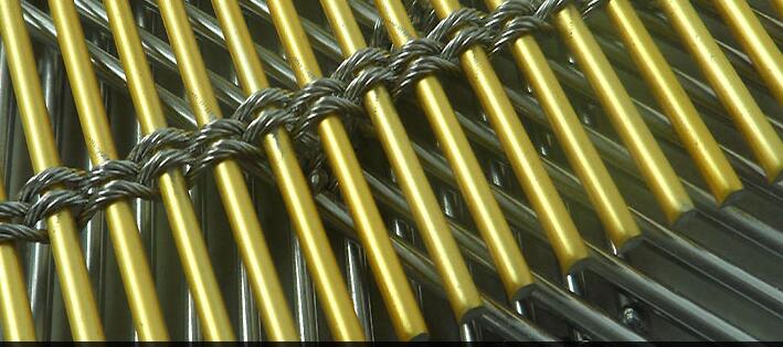 Precrimped Woven or expanded Architectural Wire Mesh Patterns for decorative systems