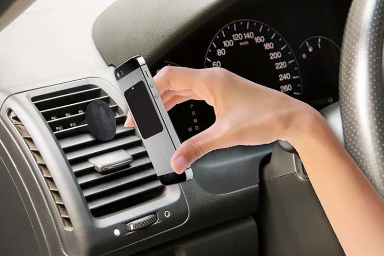Universal magnetic air vent mount car phone holder