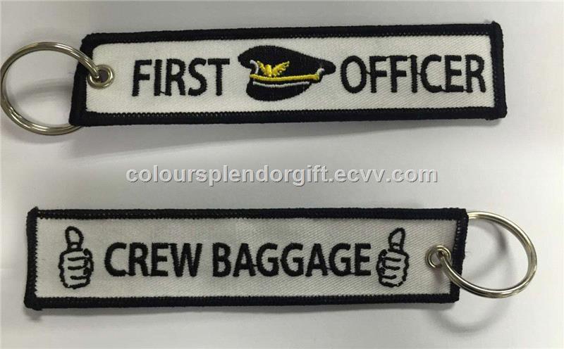 Air New Zealand Crew Baggage Embroidered Keychains