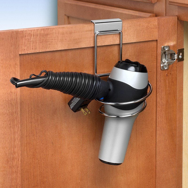 Blow Dryer Holder, over the Door Hair Dryer Organizer from