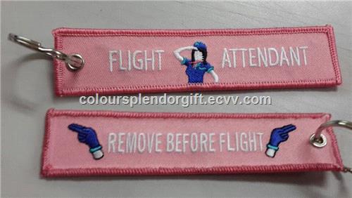 Hey Love its mine CREW Embroidery keychains