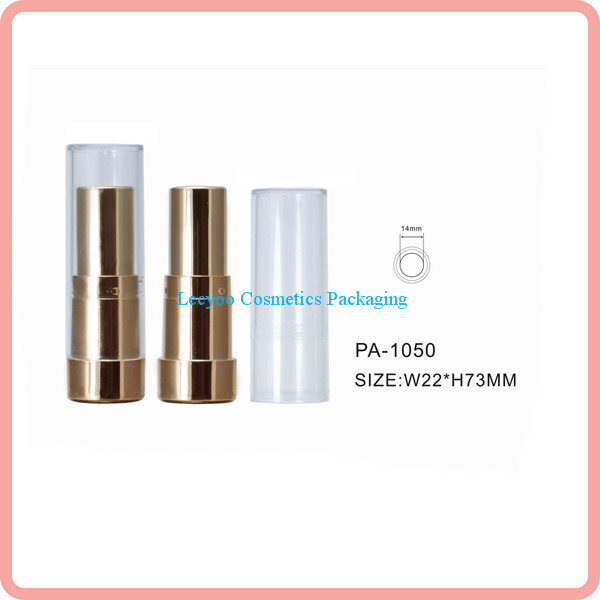 Luxury lipstick tube plastic lipstick container cosmetic lipstick case