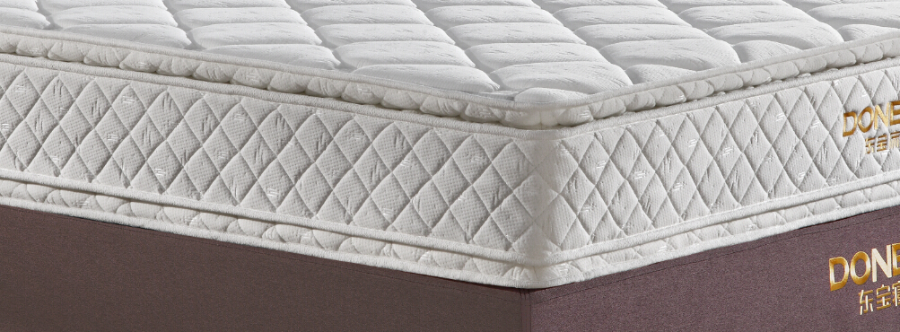 Super comfortable double pillow top bonnell spring mattress