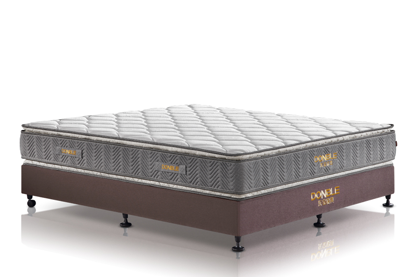 Deluxe pillow top pocket spring mattress