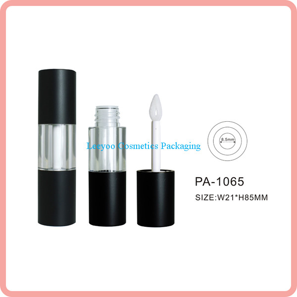 Plastic lip gloss tube lipgloss container cosmetics packaging