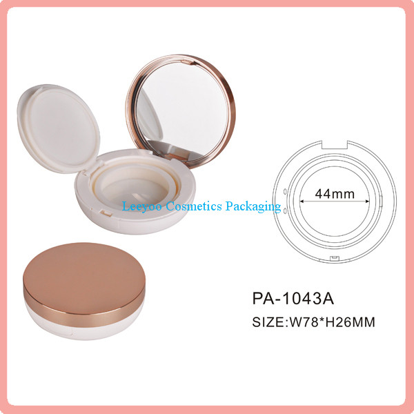 Round air cushion cream case cushion case compact powder case