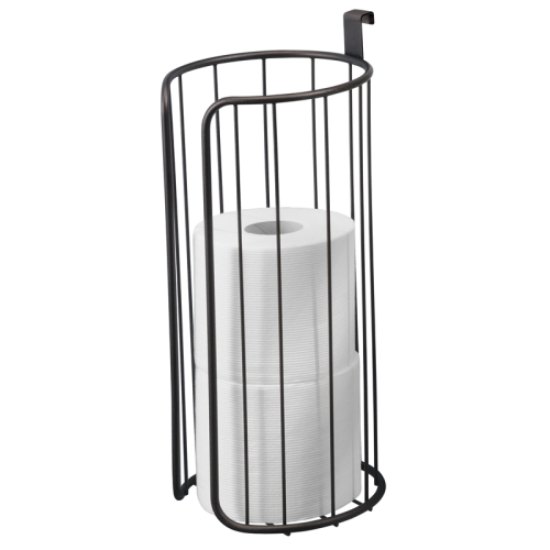 Toilet Paper Roll Holder Over Tank Metal Wire