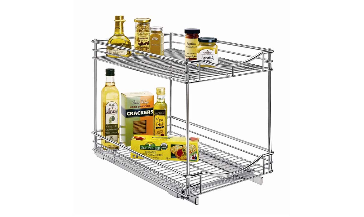 Wire Drawer Roll Out Double Tier KD Design