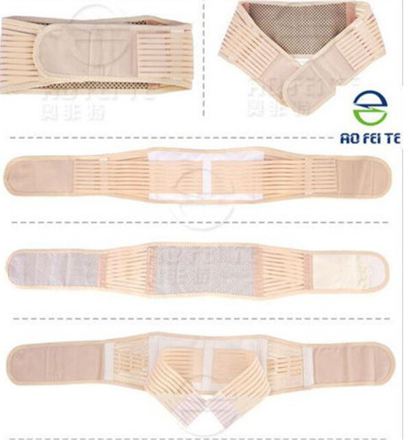 Aofeite AFTY011 unisex adjustable back brace for lumbar support Waist trimmer belt