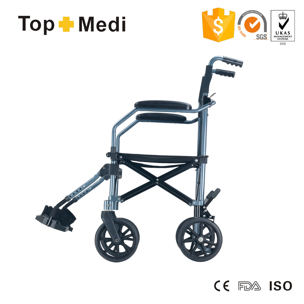 outdoor aluminum lightweight travel wheelchair for disabled