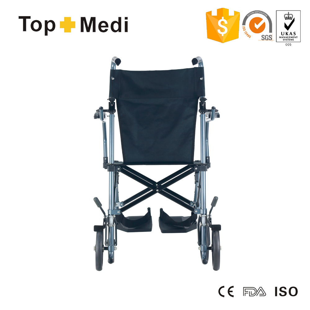 outdoor aluminum lightweight travel wheelchair for disabled
