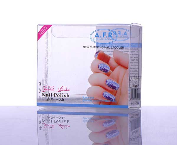 hot sale custom plastic nail polish box