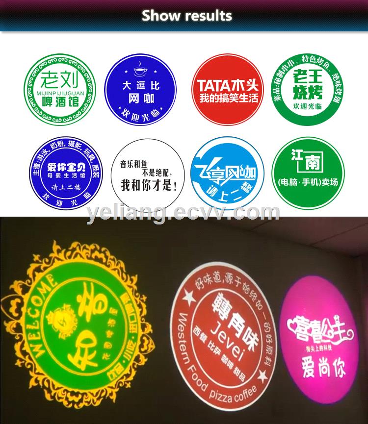 10W Led Logo Projector Customized Advertising Logo Projection Light