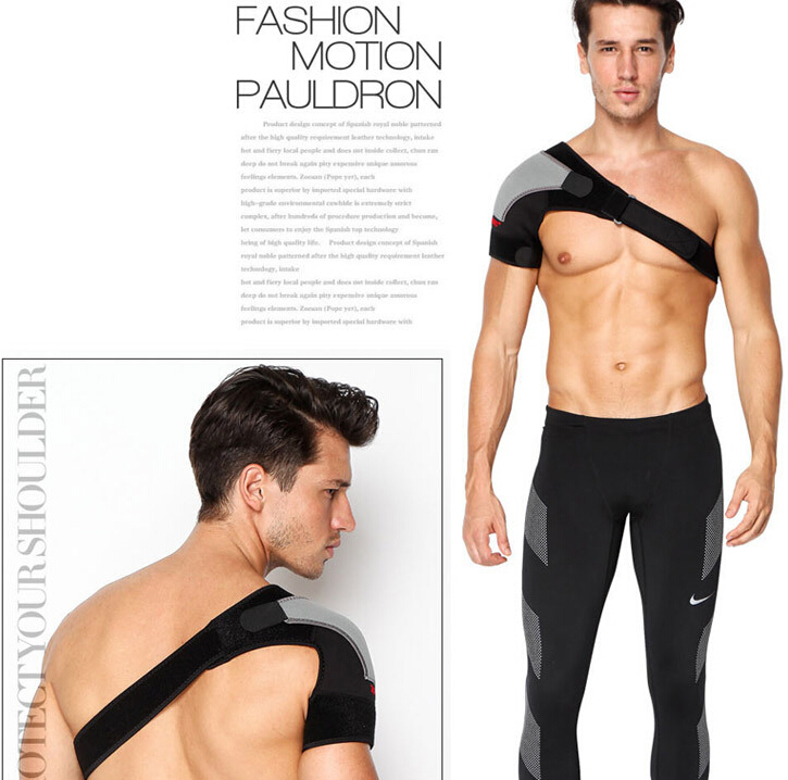 Shoulder Brace Support Adjustable Neoprene Single Shoulder Strap Wrap Belt Band