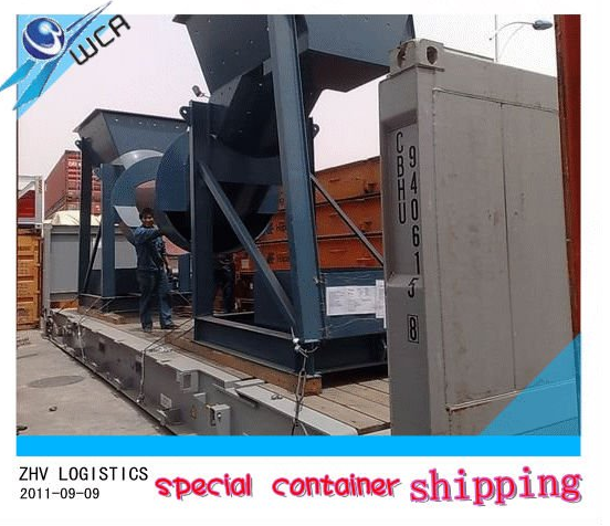 special container shipping oversize machine cargo shipping from Qingdaoshanghai