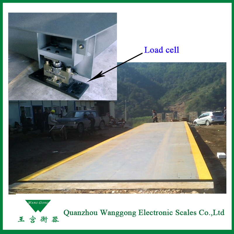 80 Ton digital truck scale