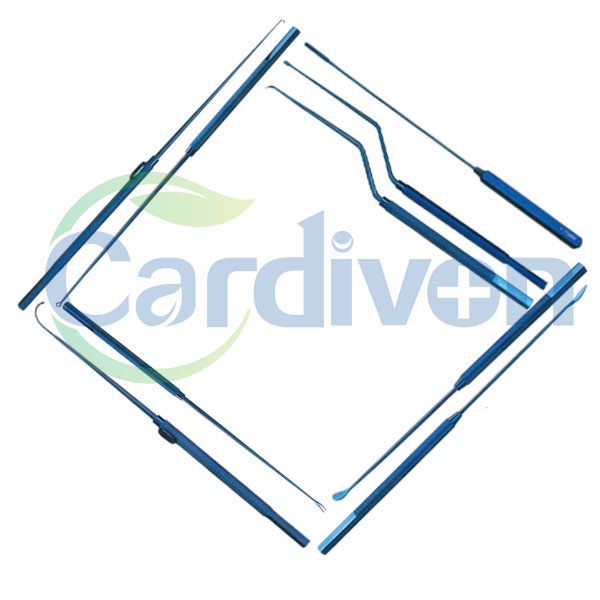 Cardiovascular Neurosurgical Instruments Dissectors Hooks Dilator
