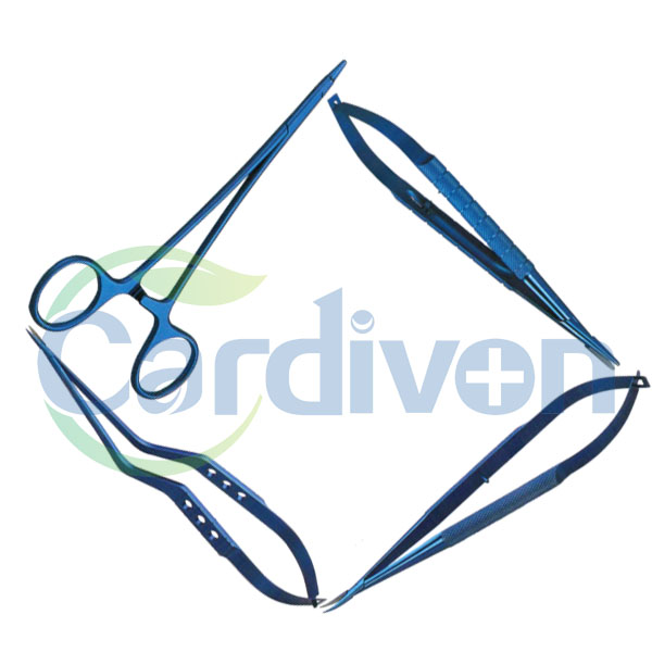 Cardiovascular Titanium Surgical Instruments Needle Holder