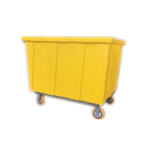 China professional custom designed plastic laundry trolley for linens collectingdistributing