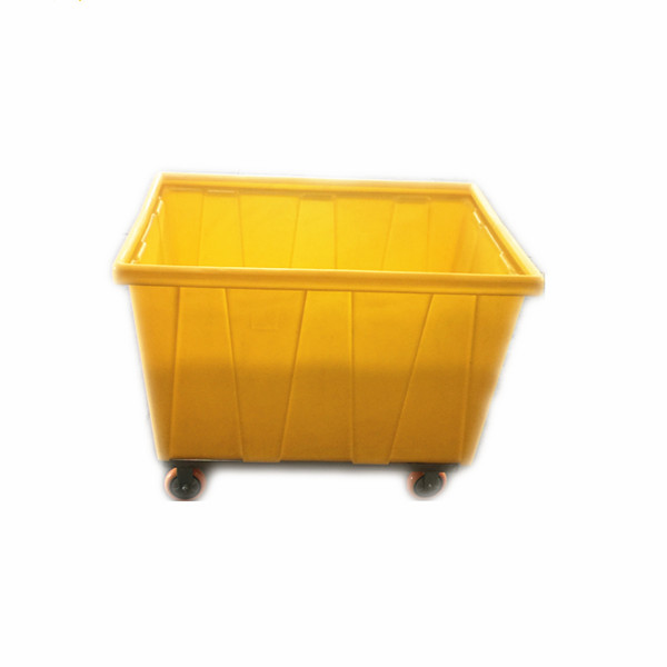 China professional custom designed plastic laundry trolley for linens collectingdistributing